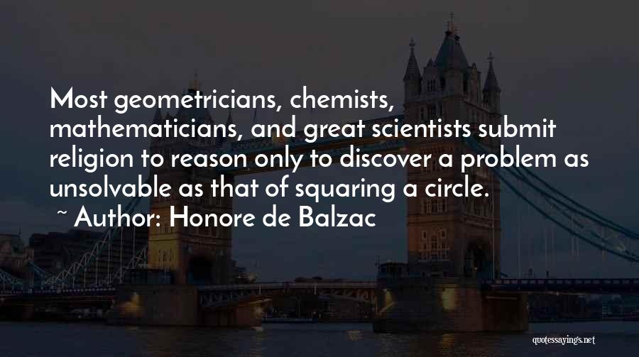 Chemists Quotes By Honore De Balzac