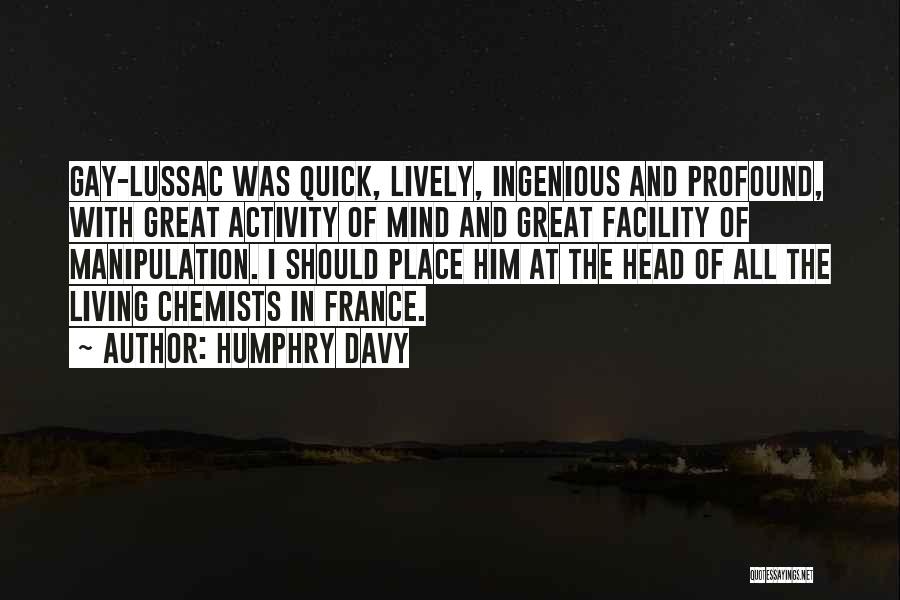 Chemists Quotes By Humphry Davy