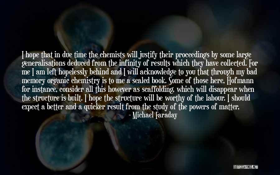 Chemists Quotes By Michael Faraday