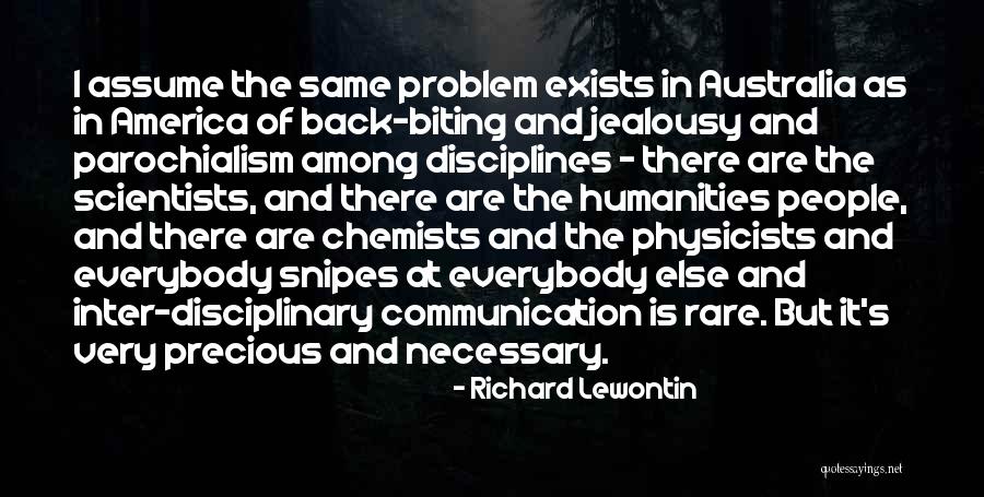 Chemists Quotes By Richard Lewontin