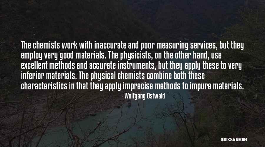 Chemists Quotes By Wolfgang Ostwald