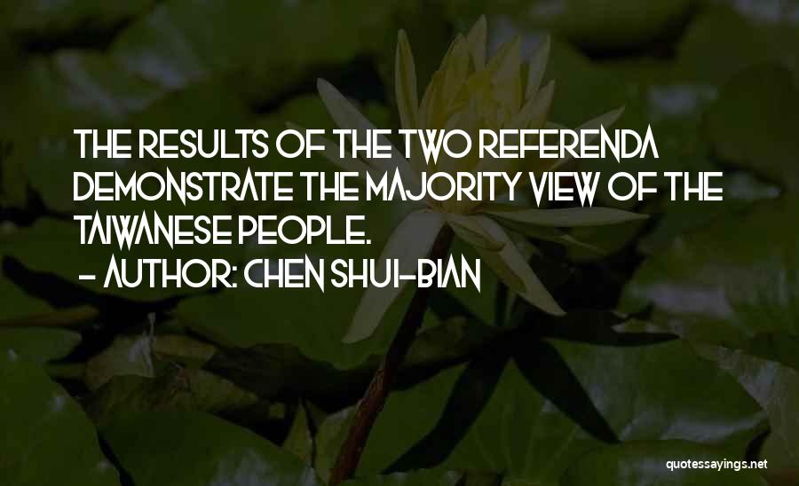 Chen Shui-bian Quotes 205338