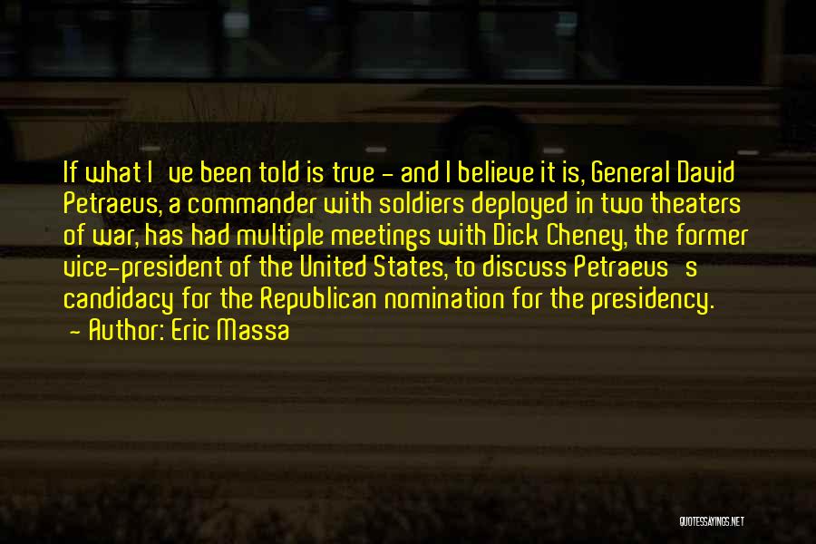 Cheney Quotes By Eric Massa