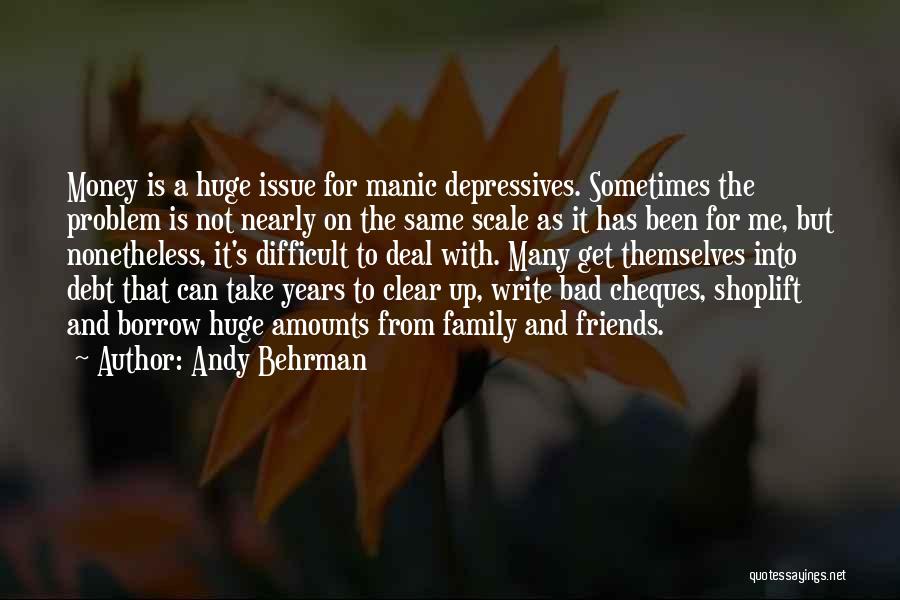 Cheques Quotes By Andy Behrman