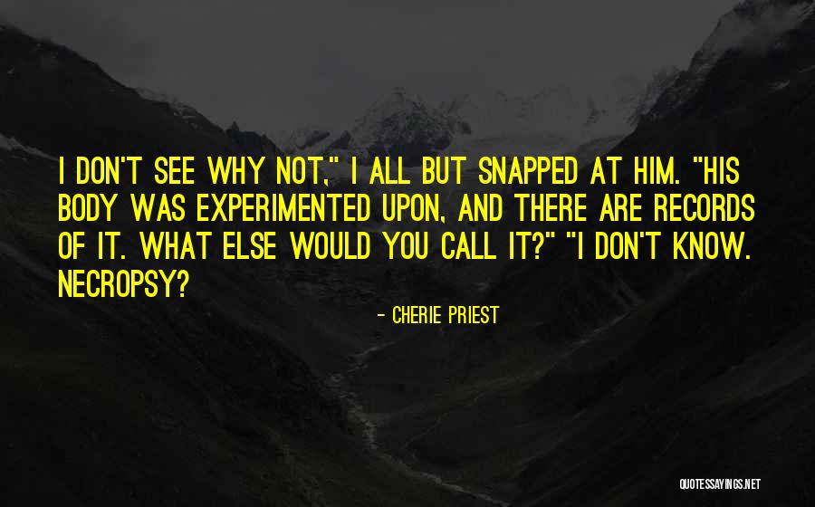 Cherie Priest Quotes 1702004