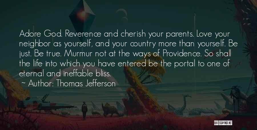 Cherish The One You Love Quotes By Thomas Jefferson