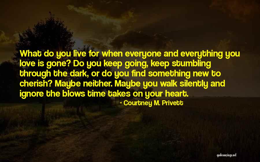 Cherish The Time We Have Quotes By Courtney M. Privett