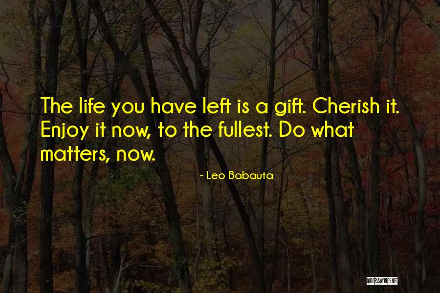 Cherish What You Have Quotes By Leo Babauta Cherish What You Have Quotes By Leo Babauta