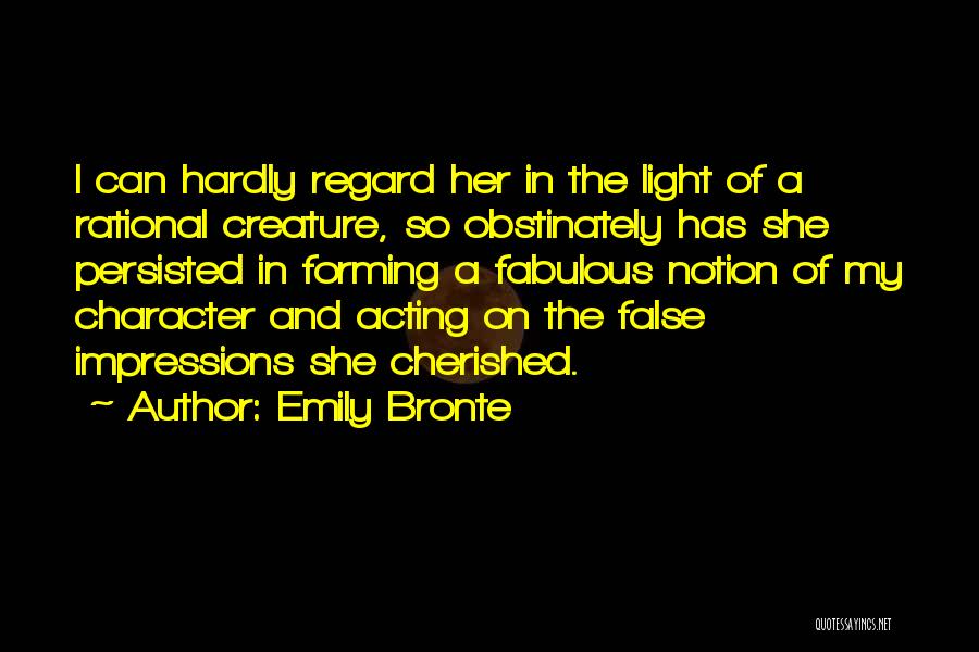 Cherished Love Quotes By Emily Bronte