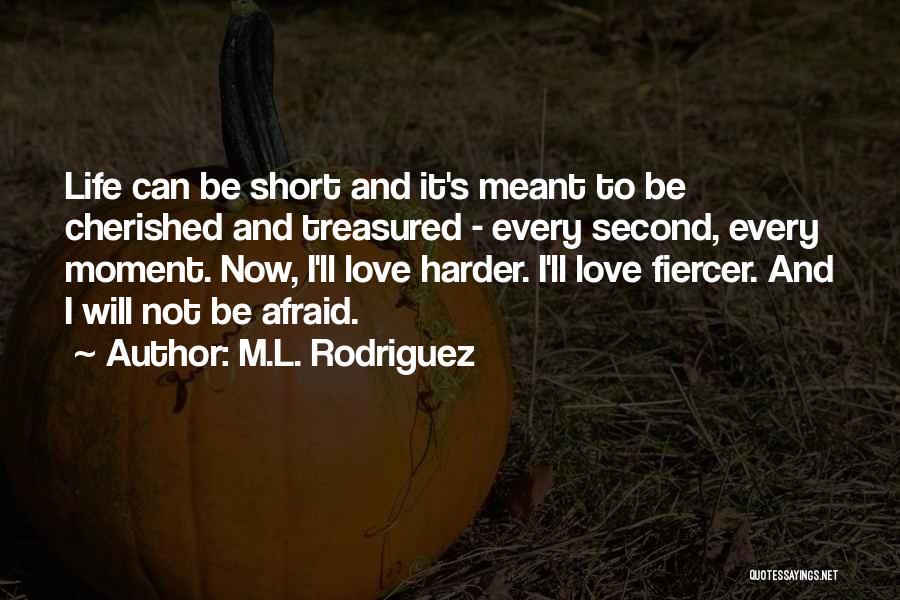 Cherished Love Quotes By M.L. Rodriguez