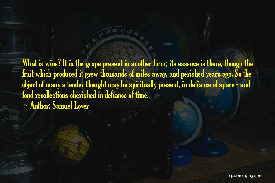 Cherished Quotes By Samuel Lover