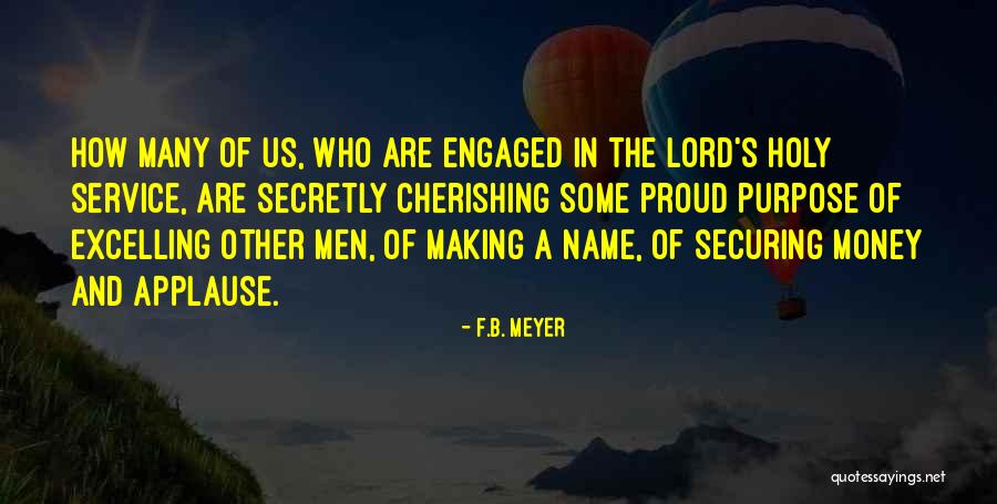 Cherishing Quotes By F.B. Meyer