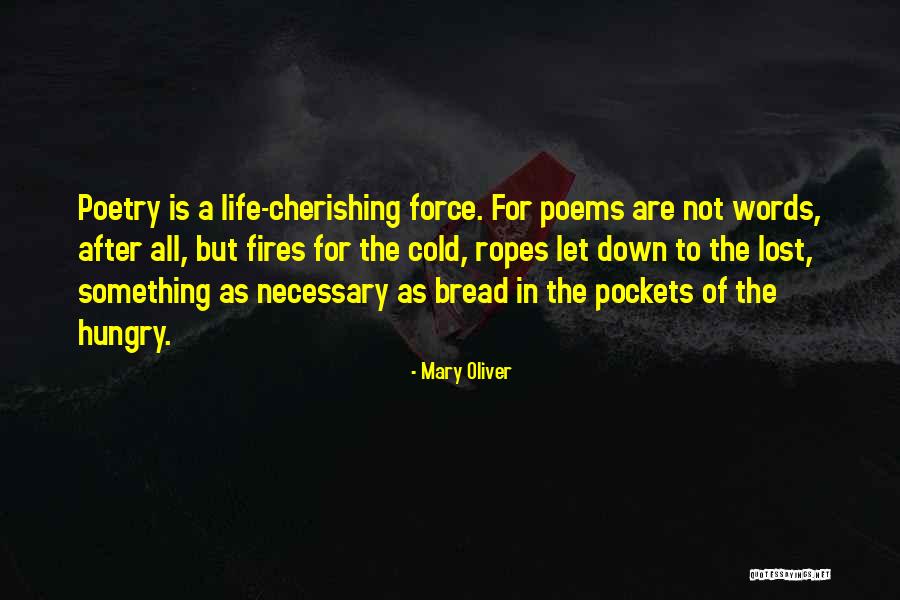 Cherishing Quotes By Mary Oliver