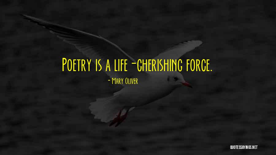 Cherishing Quotes By Mary Oliver