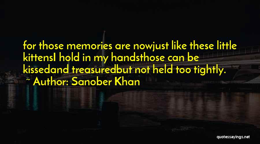 Cherishing The Little Things Quotes By Sanober Khan