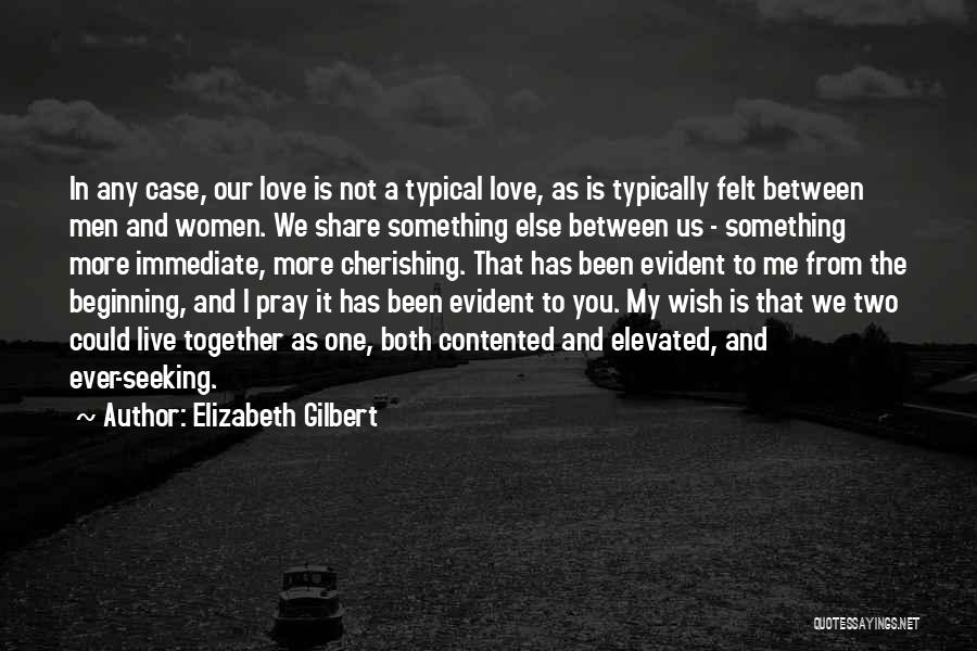 Cherishing You Quotes By Elizabeth Gilbert