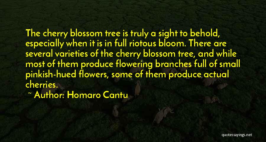 Cherry Blossom Quotes By Homaro Cantu