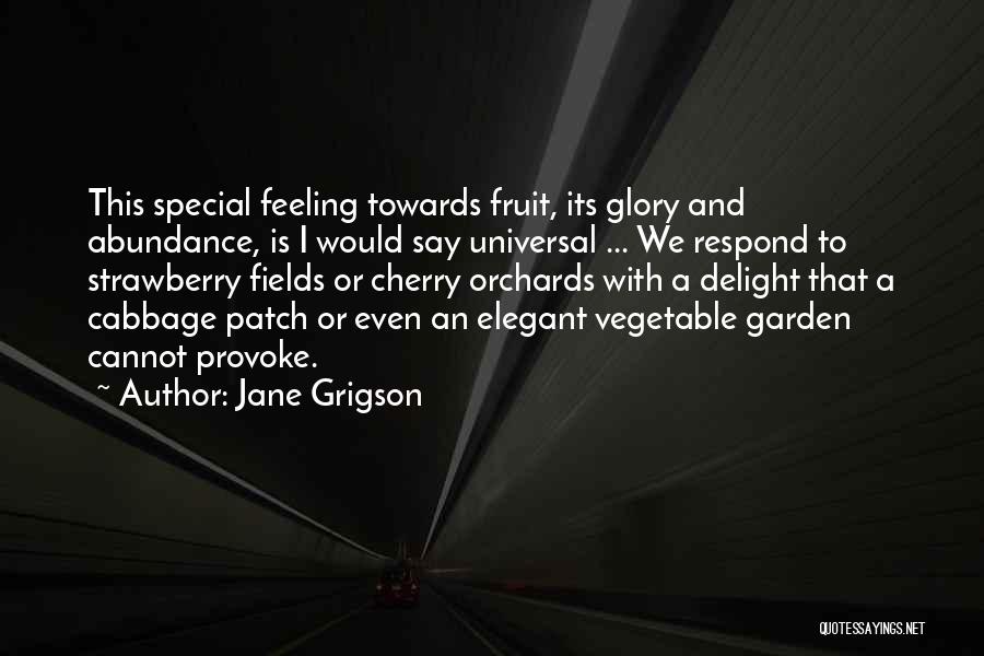 Cherry Fruit Quotes By Jane Grigson