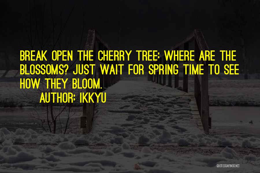 Cherry Tree Quotes By Ikkyu