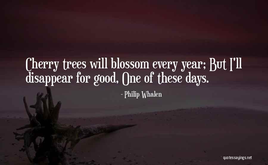 Cherry Tree With Quotes By Philip Whalen Cherry Tree With Quotes By Philip Whalen