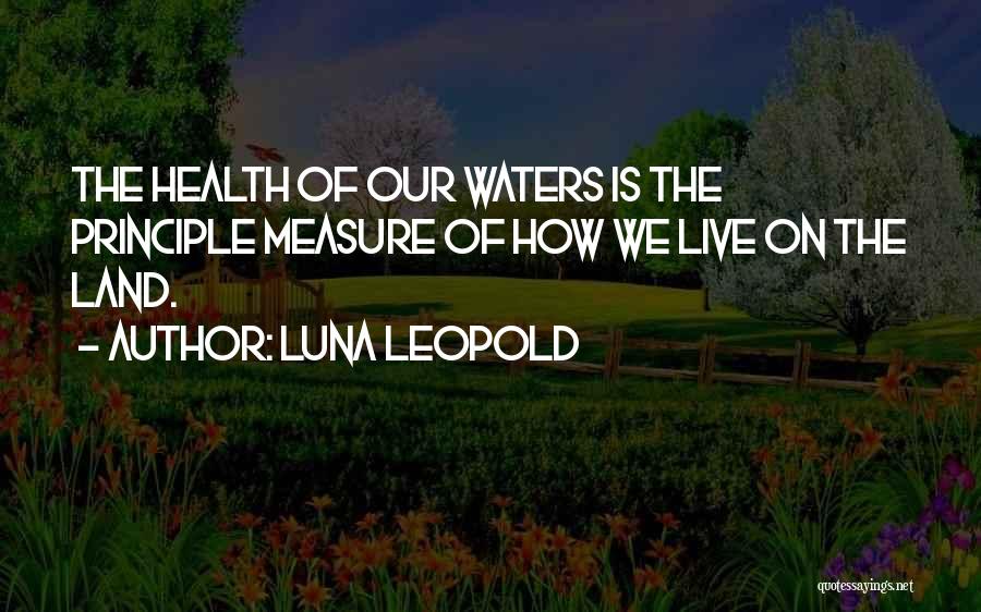 Cherwin Perdon Quotes By Luna Leopold