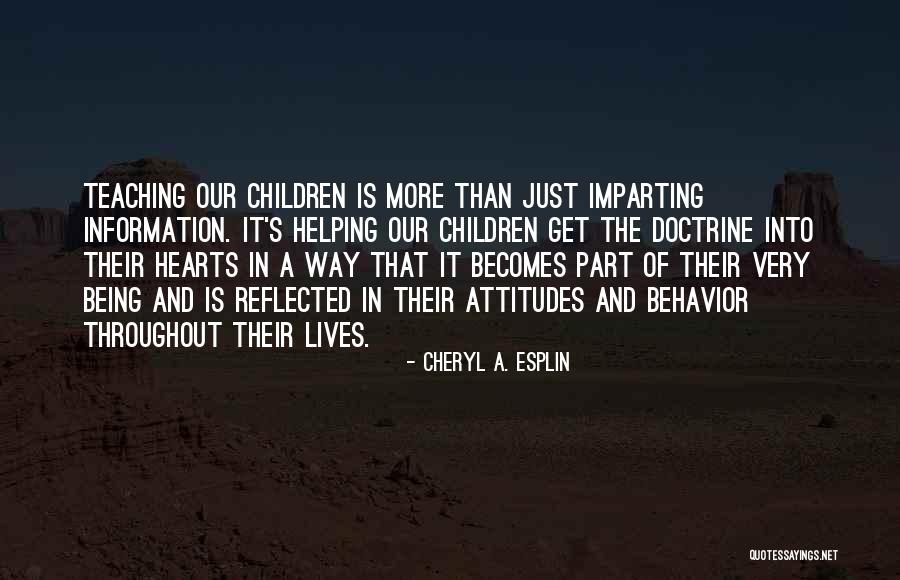 Cheryl A. Esplin Quotes 2083806 Cheryl A. Esplin Quotes 2083806