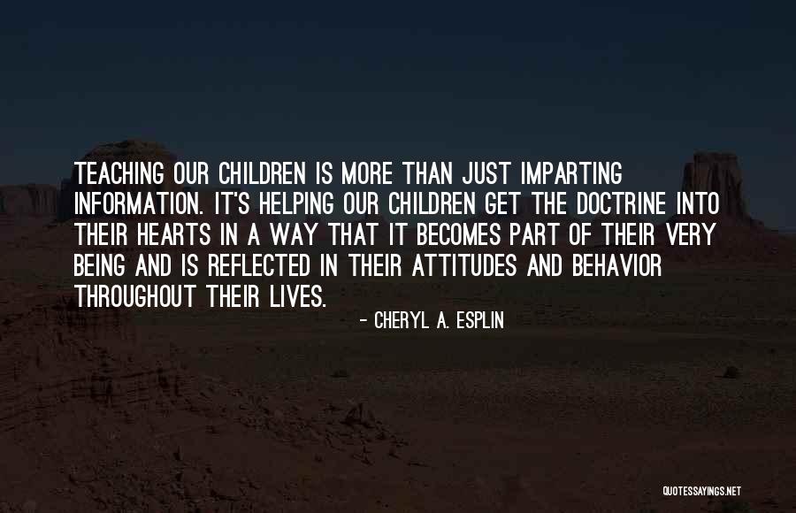 Cheryl A. Esplin Quotes 2083806