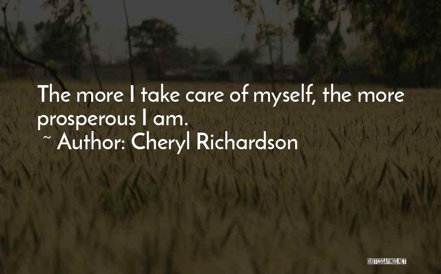 Cheryl Richardson Self Care Quotes By Cheryl Richardson