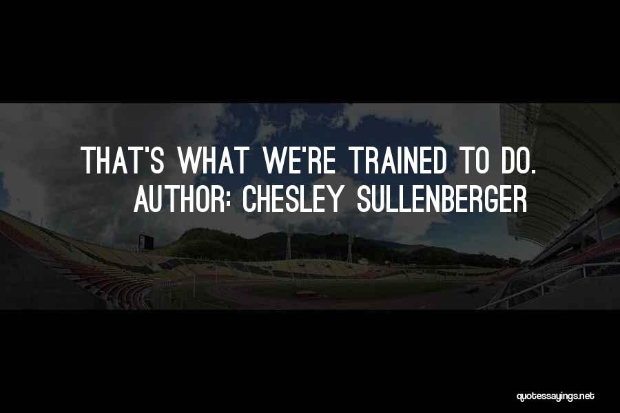 Chesley Sullenberger Quotes 842763