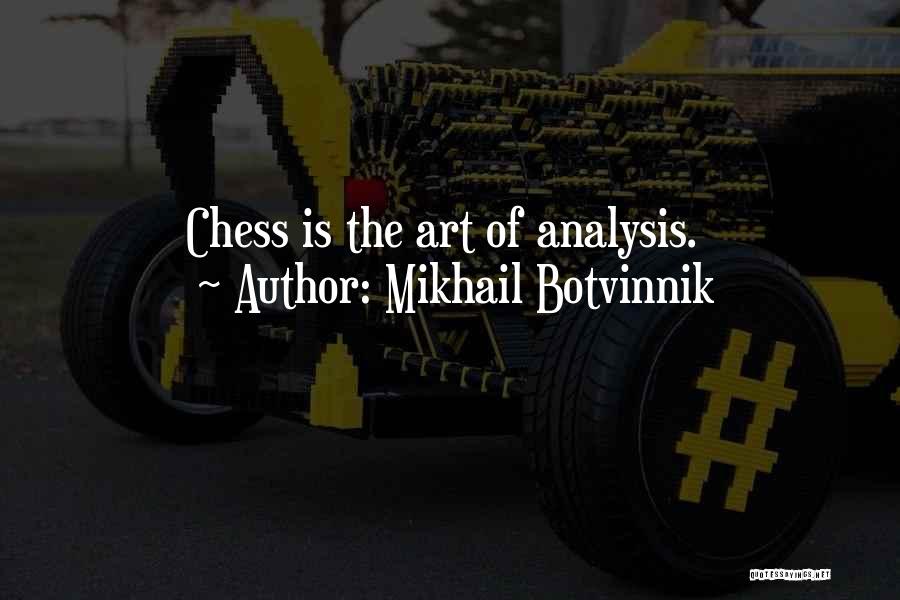 Chess Art Quotes By Mikhail Botvinnik