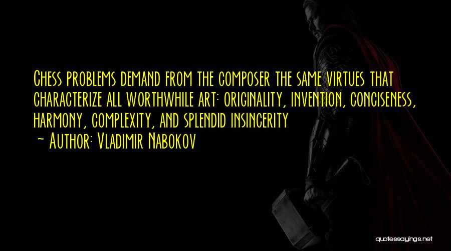 Chess Art Quotes By Vladimir Nabokov