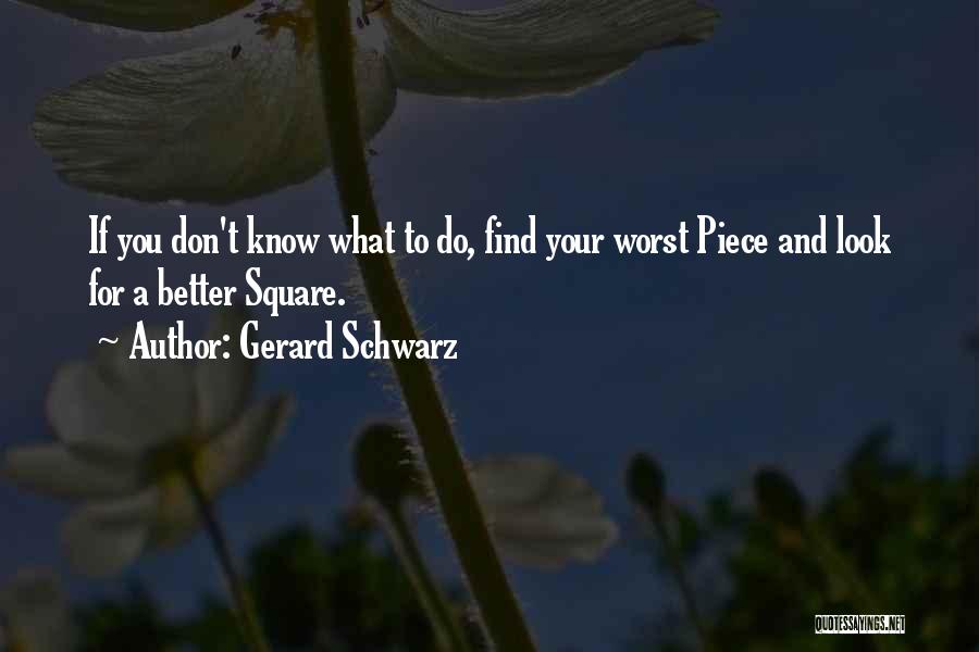 Chess Pieces Quotes By Gerard Schwarz