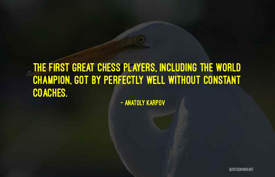 Chess Player Quotes By Anatoly Karpov