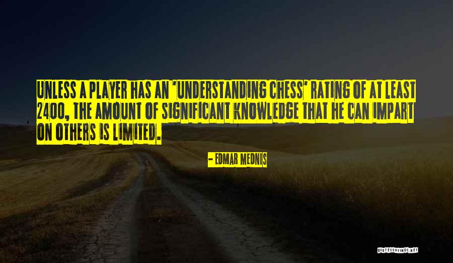 Chess Player Quotes By Edmar Mednis