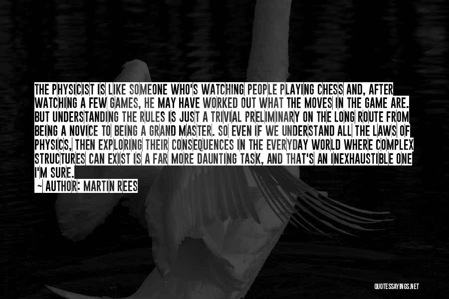 Chess Playing Quotes By Martin Rees