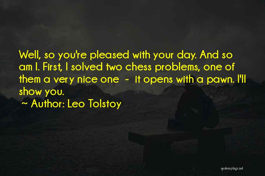 Chess Quotes By Leo Tolstoy