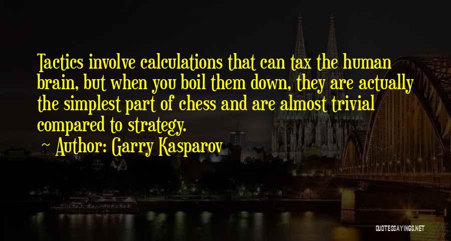 Chess Strategy Quotes By Garry Kasparov