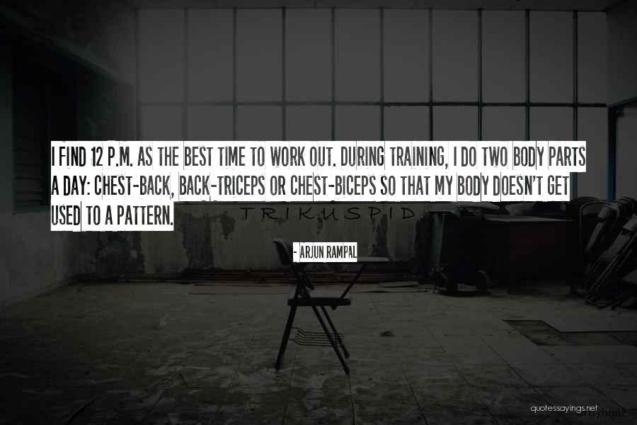 Chest And Triceps Quotes By Arjun Rampal Chest And Triceps Quotes By Arjun Rampal