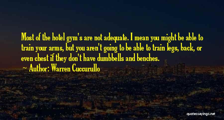 Chest Gym Quotes By Warren Cuccurullo