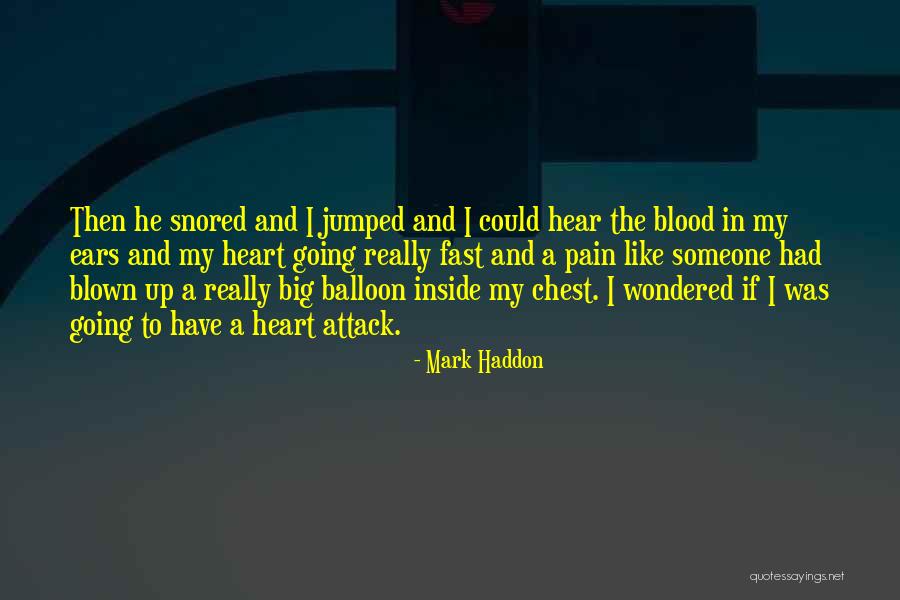 Chest Pain Quotes By Mark Haddon