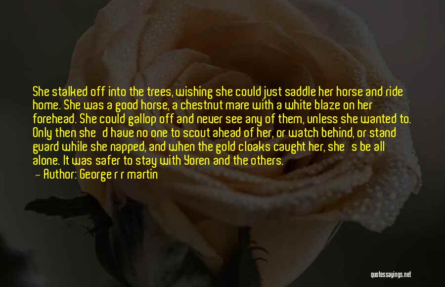 Chestnut Mare Quotes By George R R Martin