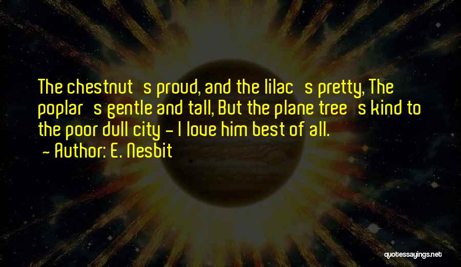 Chestnut Quotes By E. Nesbit