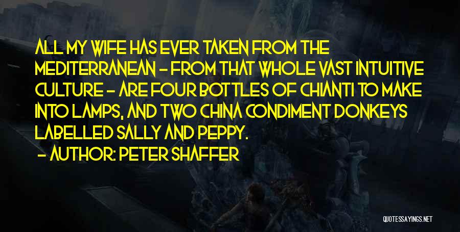 Chianti Quotes By Peter Shaffer