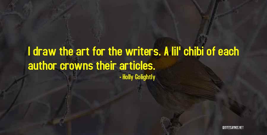 Chibi Quotes By Holly Golightly Chibi Quotes By Holly Golightly