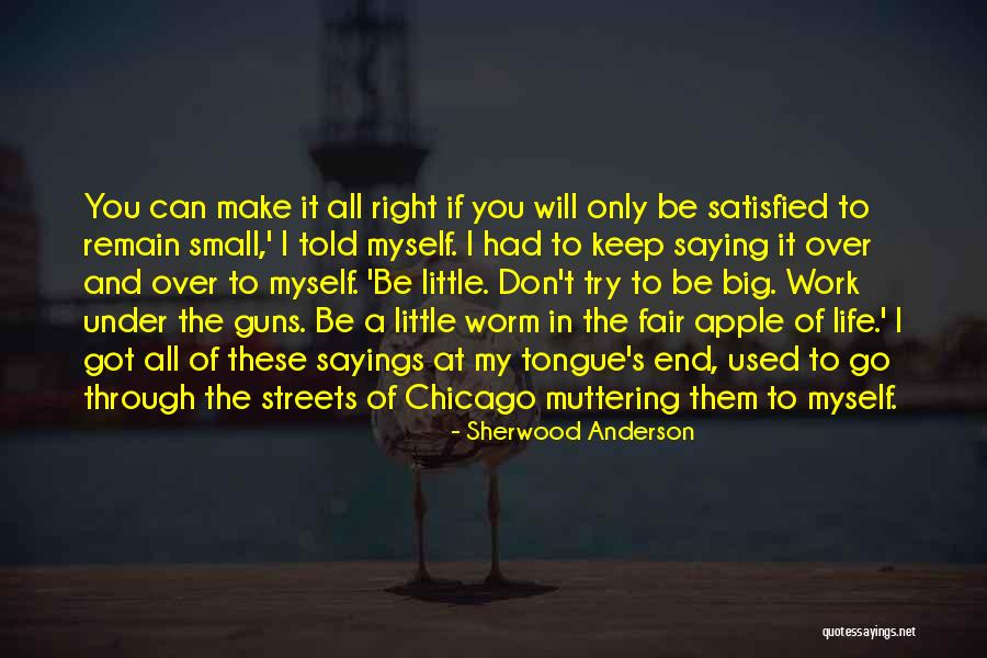 Chicago Sayings Quotes By Sherwood Anderson