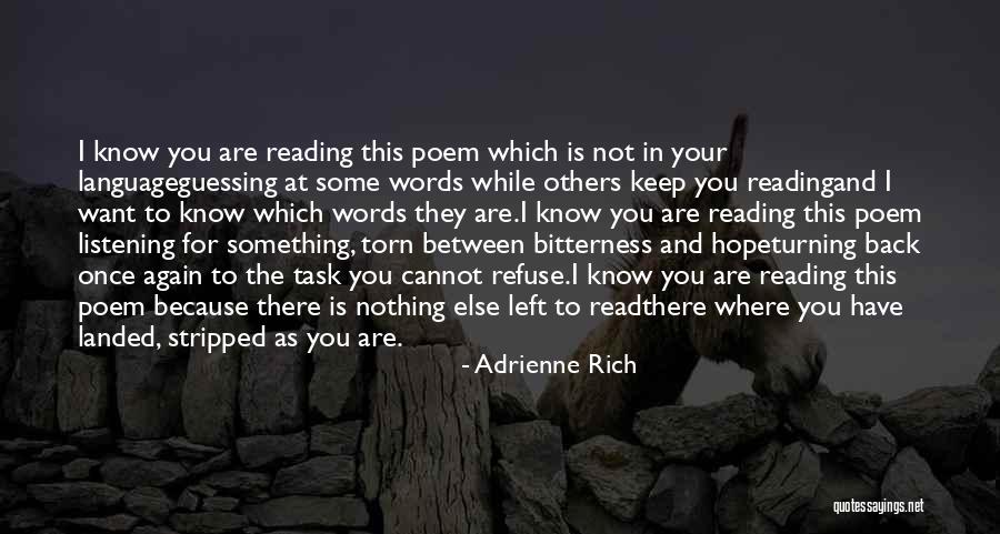 Chicago Youre The Inspiration Video Quotes By Adrienne Rich Chicago Youre The Inspiration Video Quotes By Adrienne Rich