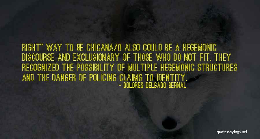 Chicana Quotes By Dolores Delgado Bernal Chicana Quotes By Dolores Delgado Bernal