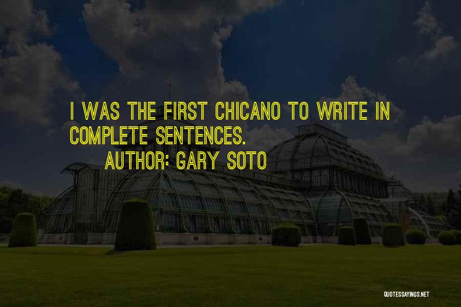 Chicano Quotes By Gary Soto