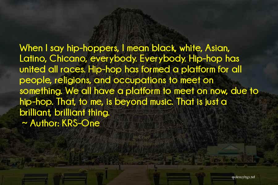 Chicano Quotes By KRS-One