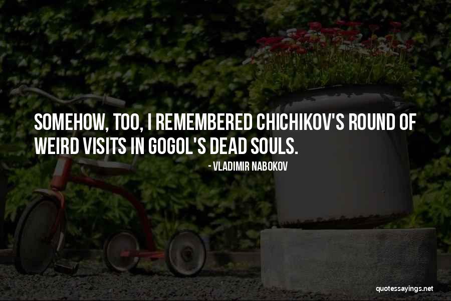 Chichikov Quotes By Vladimir Nabokov